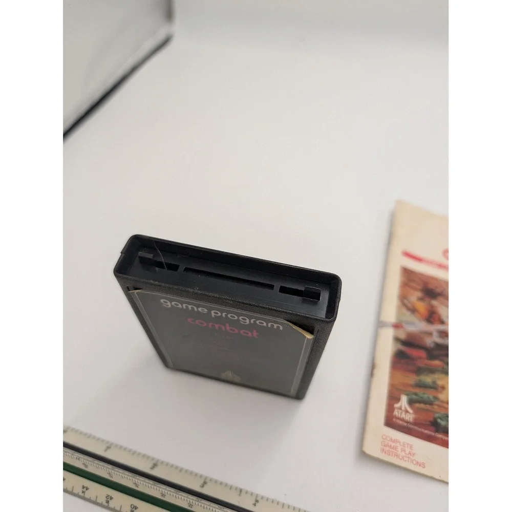 Atari 2600 Combat Game Cartridge CX-2601 with Original Manual Instructions